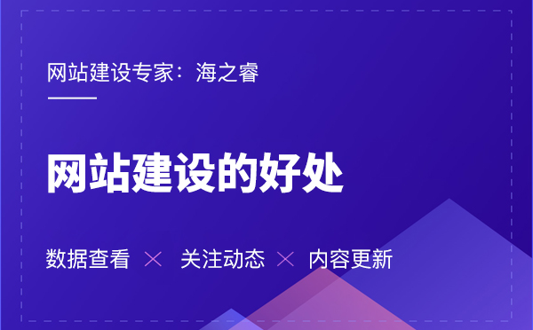 海之睿的網(wǎng)站建設(shè)有那些好處？